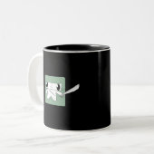 Arr! Zweifarbige Tasse (Vorderseite Links)