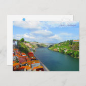 Arrábida Bridge ~ Hafen, Portugal, Postkarte (Vorne/Hinten)