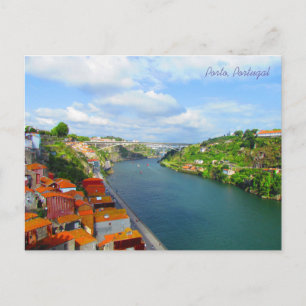 Arrábida Bridge ~ Hafen, Portugal, Postkarte
