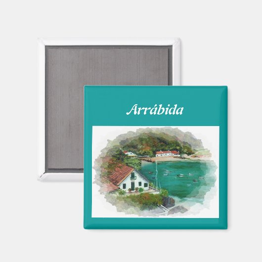 Arrabida-Magnet Magnet (Vorderseite/Rückseite)