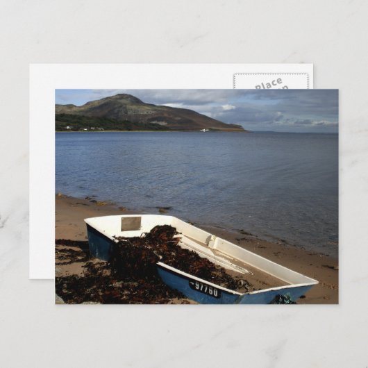 Arran Boat Postkarte (Vorne/Hinten)