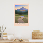 Arran Coastal Way Scotlands Great Trails Poster (Küche)