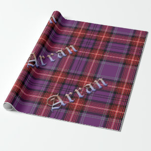 Arran-Distrikt-Tartan Geschenkpapier