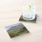 Arran, landschaftliche Landschaft Schottlands Glasuntersetzer (Schrägansicht)