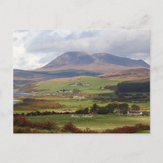 Arran, Landschaftsbild Schottlands Postkarte (Vorderseite)