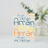 Arran Postkarte (Stehend Vorderseite)