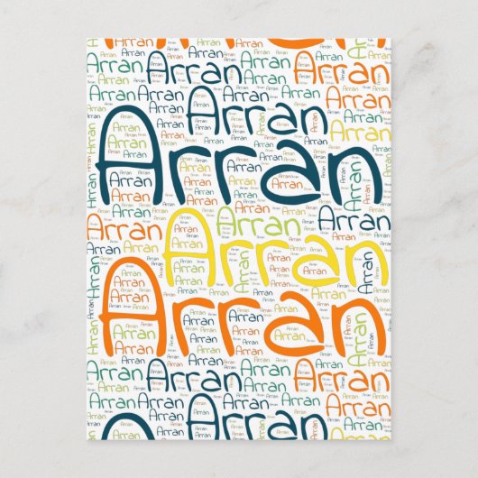 Arran Postkarte (Vorderseite)