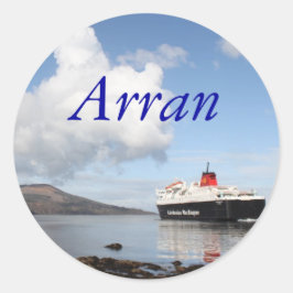 Arran, Schottland Runder Aufkleber