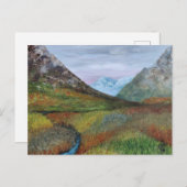 Arran, Schottland - wild sein - von Luna Smith Postkarte (Vorne/Hinten)