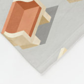 Arrangement of marble textured isometric benches fleecedecke (Ecke)