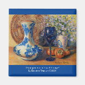 "Arrangements in Blue & Orange" Magnet (Vorne)