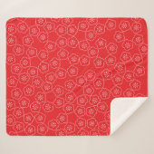 Arrangiert einen traditionellen japanischen lässig sherpadecke (Vorderseite (Horizontal))