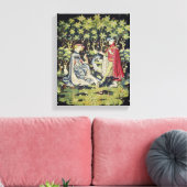 Arras Tapestry, Angebot des Herzens Leinwanddruck (Insitu (Wohnzimmer))