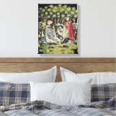 Arras Tapestry, Angebot des Herzens Leinwanddruck (Insitu (Schlafzimmer))