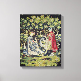 Arras Tapestry, Angebot des Herzens Leinwanddruck