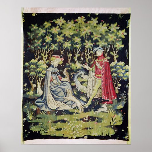 Arras Tapestry, Angebot des Herzens Poster (Vorne)