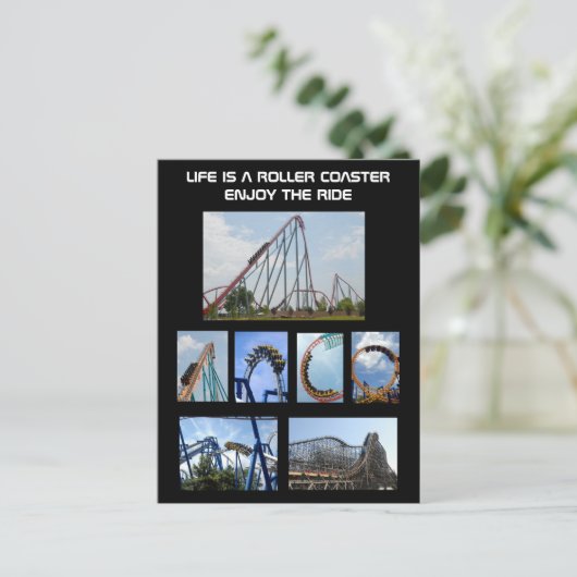 Array der Roller-Untersetzer Postkarte (Stehend Vorderseite)