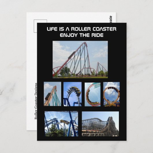 Array der Roller-Untersetzer Postkarte (Vorne/Hinten)