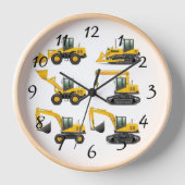 Array schwerer Baugeräte Uhr (Vorderseite)