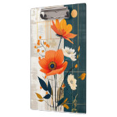 Array von Blume auf gemischten Medien Klemmbrett (Links)