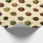 Array von Marienkäfern Geschenkpapier (Ecke)