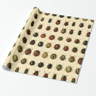 Array von Marienkäfern Geschenkpapier