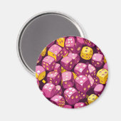Array von Würfeln Desk Mat Magnet (Vorderseite/Rückseite)