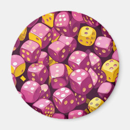 Array von Würfeln Desk Mat Magnet