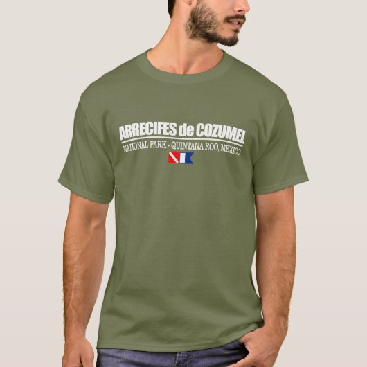 Arrecifes de Cozumel (sq) T-Shirt (Vorderseite)