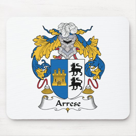 Arrese Familienwappen Mousepad (Vorne)