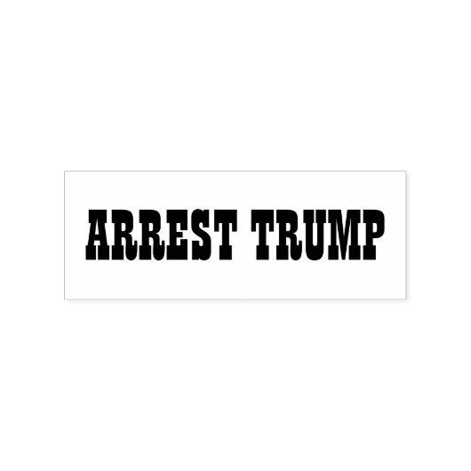 ARREST TRUMP GUMMISTEMPEL (Prägung)
