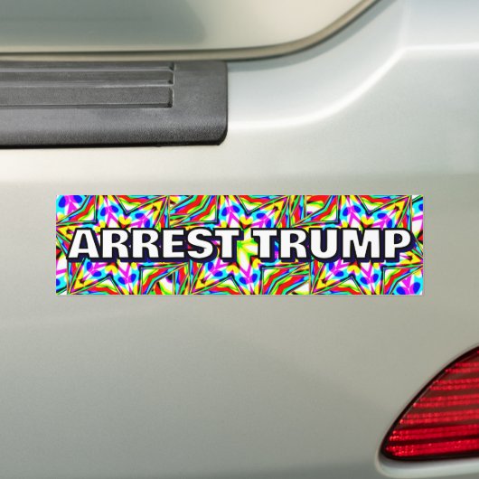 ARREST TRUMP (you may change the words) Autoaufkleber (Auf Auto)