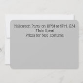 Arrgh! Einladung (Rückseite)