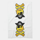 ARRGH - GRR Emoticon Pirate Handtuch (Vertikal)