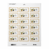 ARRGH! Pirate Treasure Adressaufkleber (Vorne)