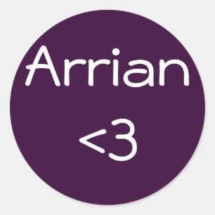 Arrian <3 Aufkleber