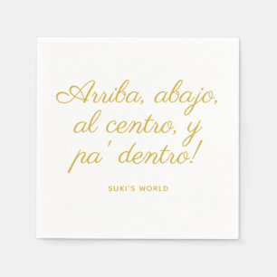 Arriba Abajo Al Centro Y Pa’ Dentro! BenutzerGold Serviette