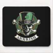 Arrish Irish Rate St Patricks Day, Rate Men Funny Mousepad (Vorne)