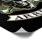 Arrish Irish Rate St Patricks Day, Rate Men Funny  Poster (Ecke)