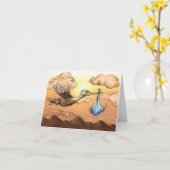 Arrival of a New Baby Karte (Gelbe Blume)