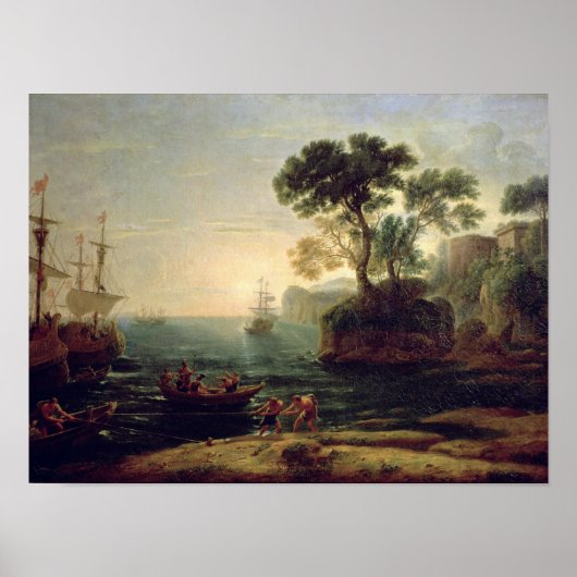 Arrival of Aeneas in Italy, the Dawn of the Poster (Vorne)