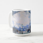 Arrival Of Normandy Train Painting Claude Monet Kaffeetasse (Vorderseite Links)