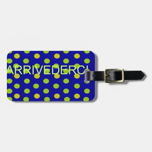 Arrivederci Gepäckanhänger (Vorderseite horizontal)