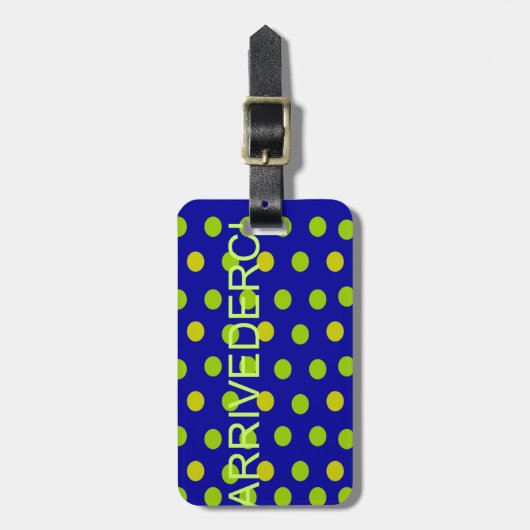 Arrivederci Gepäckanhänger (Vorderseite vertikal)