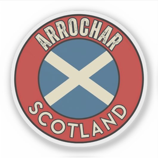 Arrochar, Schottland Aufkleber (Vorderseite)