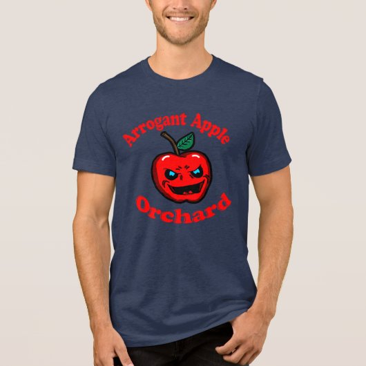Arrogant Apple Orchard Tri-Blend Shirt (Vorderseite)