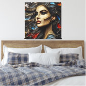 Arroganz enthüllt - AI wieder Leinwanddruck (Insitu (Schlafzimmer))