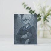 Arroganz / Professor / Universität Postkarte (Stehend Vorderseite)
