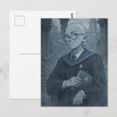 Arroganz / Professor / Universität Postkarte (Vorne/Hinten)