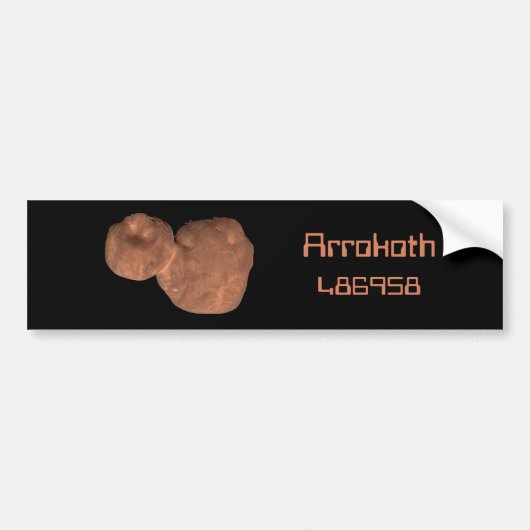 Arrokoth Kuiper Belt Object Autoaufkleber (Vorne)